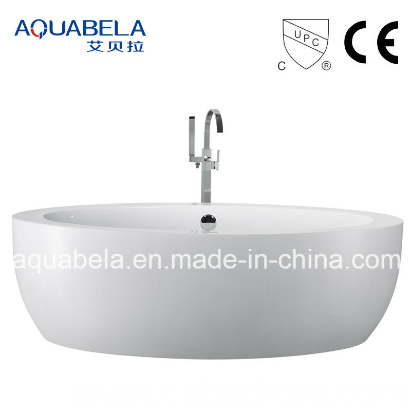 Wide Rim European Standard Acrylic Freestanding Bathtub